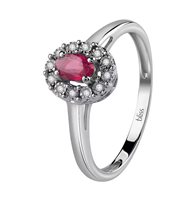 Anello Bliss Donna in Oro bianco Rubino 0.35 Ct 20094849 - 20094849